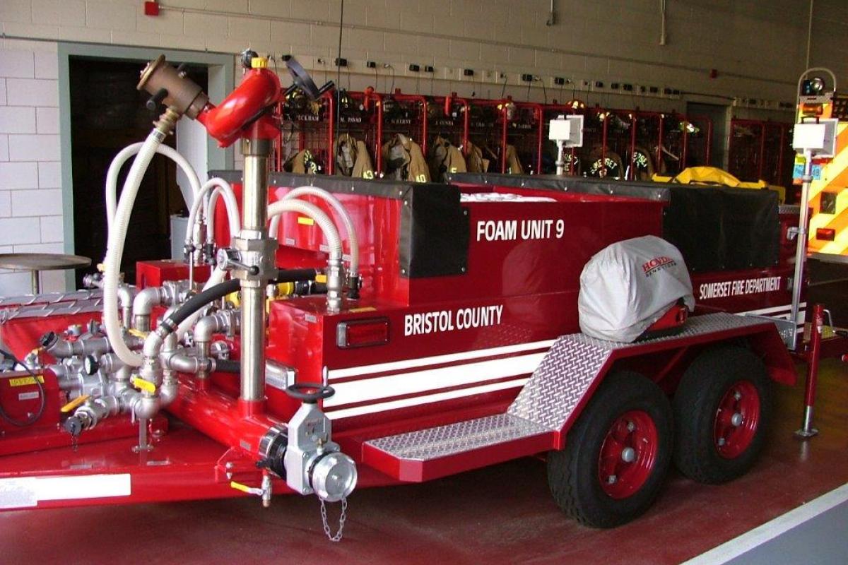 Foam Unit 9 ( Foam Attack Trailer - provided by DEP through Homeland Security) - Transferred to Berk